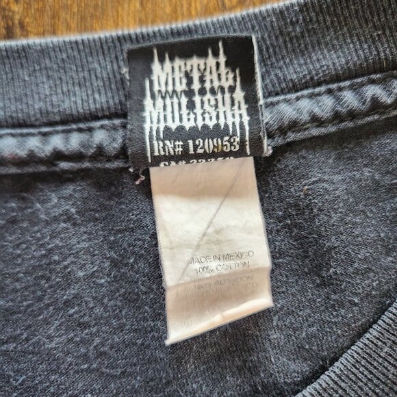 Vintage Metal Mulisha Men's Large Short Sleeve T, Black With Skull Graphic - Picture 5 of 7